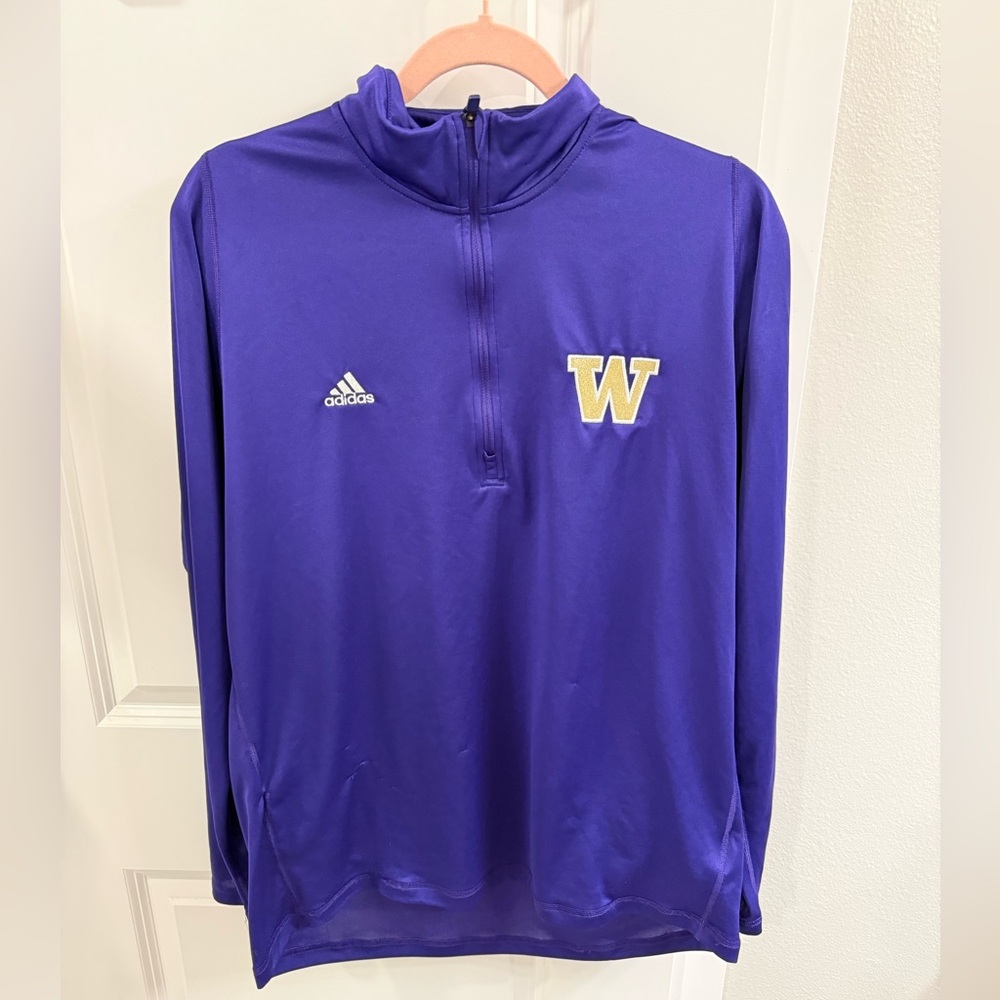 UW quarter zip - size large